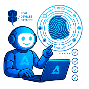 1. การปิดบัง fingerprint ด้วย AI